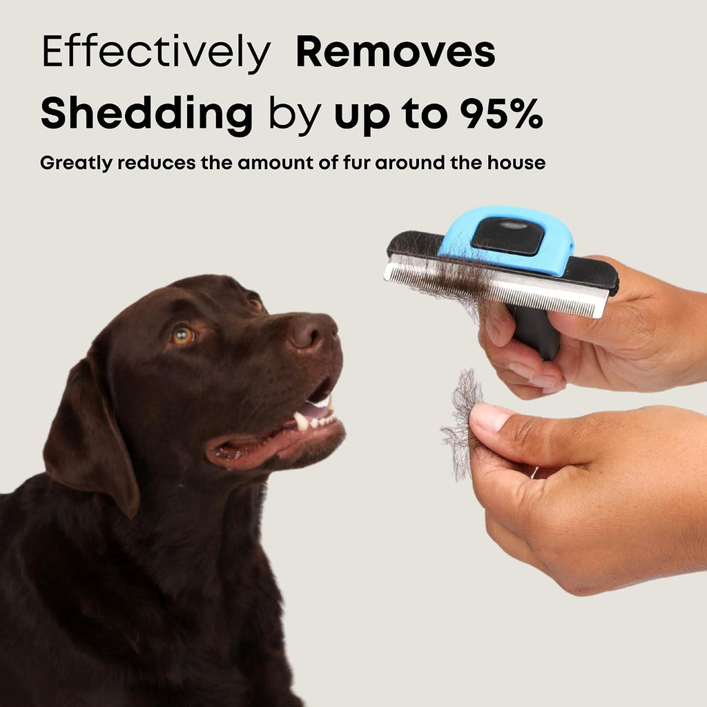 Ergonomic non slip handle close up on Freshly Bailey grooming tool
