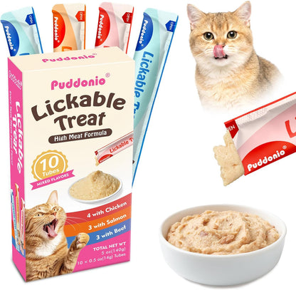 Lickable Cat Treats, Real Meat First Puree, Minimal Ingredients, No Fillers or Gums, High Protein Natural Cat Snacks, 0.5oz Tubes (Pack of 20) - Image 15