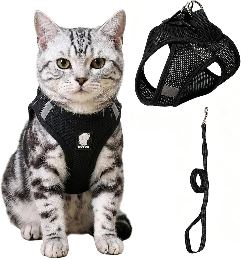 HEYWEAN Cat Harness and Leash - Ultra Light Escape Proof Kitten Collar Cat Walking Jacket with Running Cushioning Soft and Comfortable Suitable for Puppies Rabbits - Image 10
