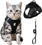 HEYWEAN Cat Harness and Leash - Ultra Light Escape Proof Kitten Collar Cat Walking Jacket with Running Cushioning Soft and Comfortable Suitable for Puppies Rabbits - Image 10