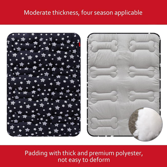 Moonsea soft kennel pad showing anti-slip bottom texture