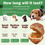 Olsdeeool authentic USA imported dog treats highlighting the ingredient label and features.