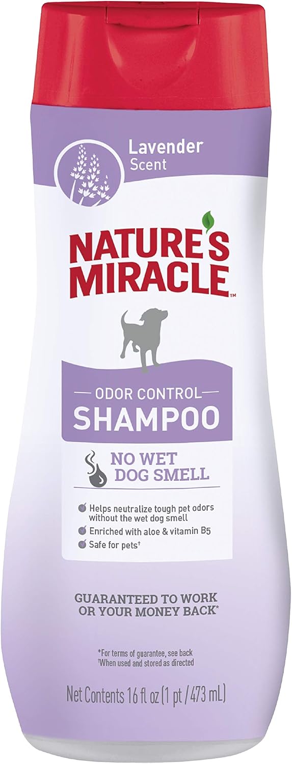 Nature's Miracle Nature's Miracle Odor Control Shampoo & Conditioner, 16 Ounces, Lavender Scent - Image 12