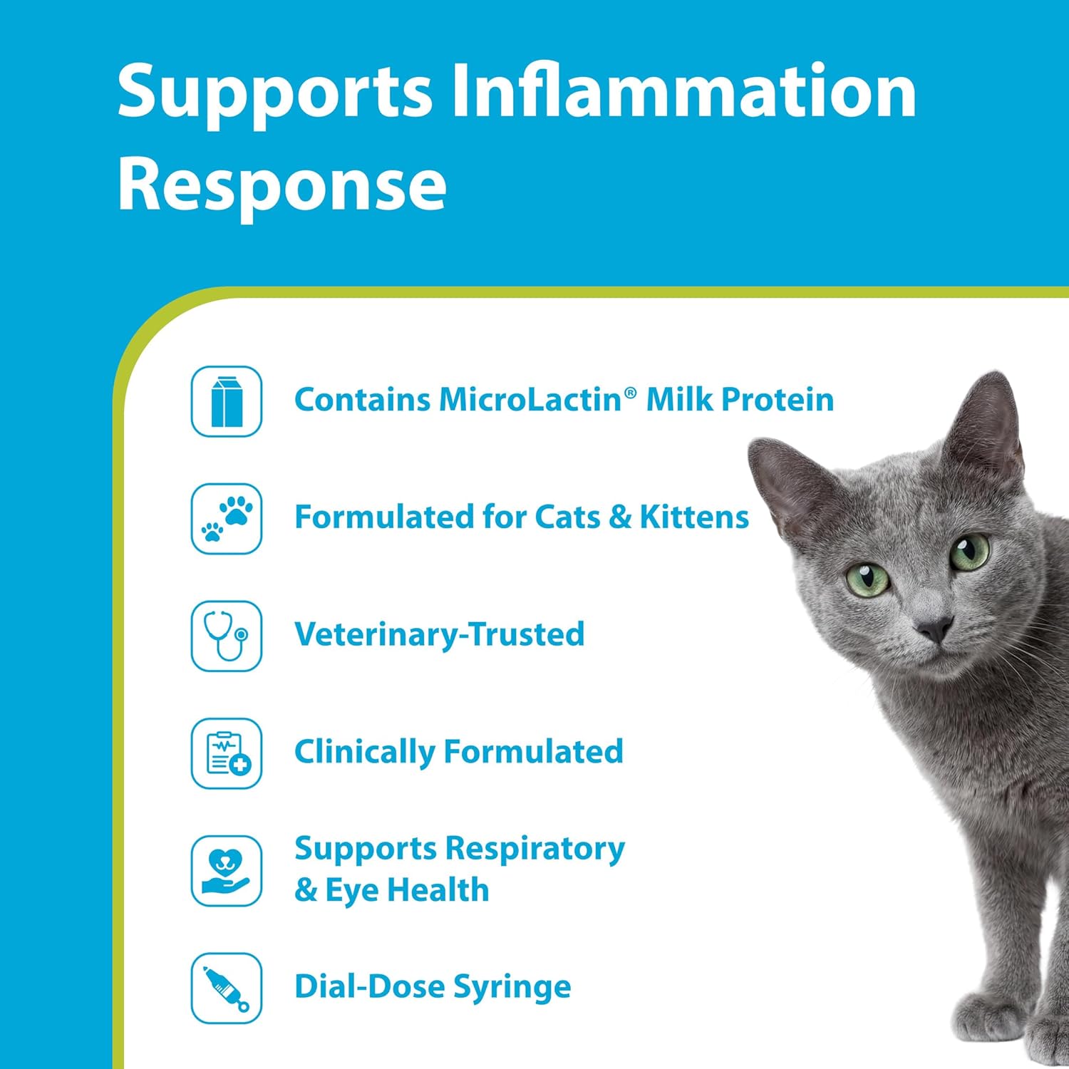PRN Pharmacal cat immune paste packaging showing product facts and active ingredient details.