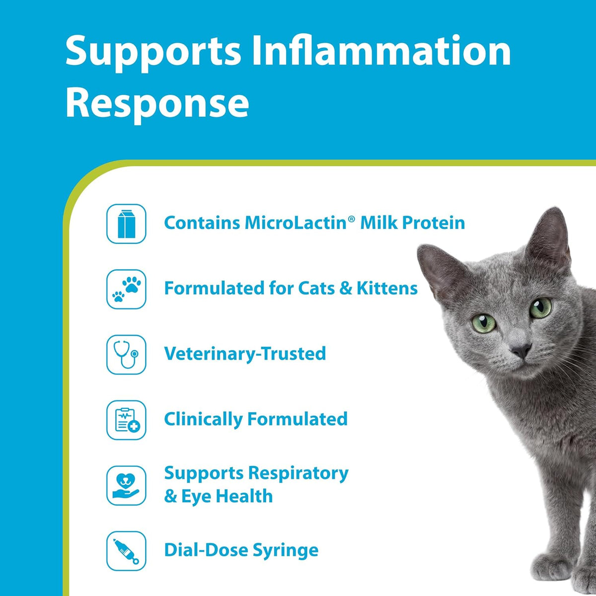PRN Pharmacal cat immune paste packaging showing product facts and active ingredient details.