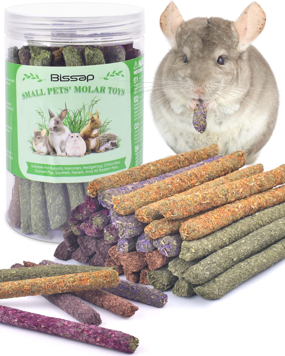 Healthy low calcium rabbit treats for digestive support