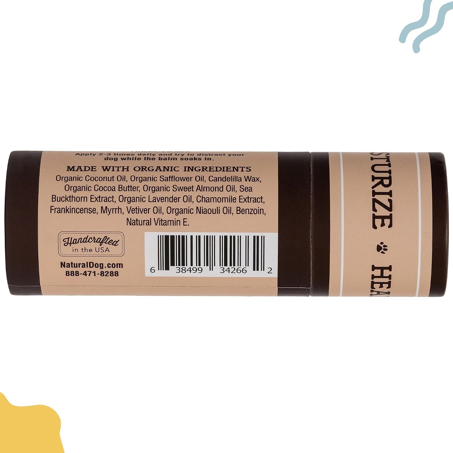 Natural Dog Company skin soother two ounce stick product layout