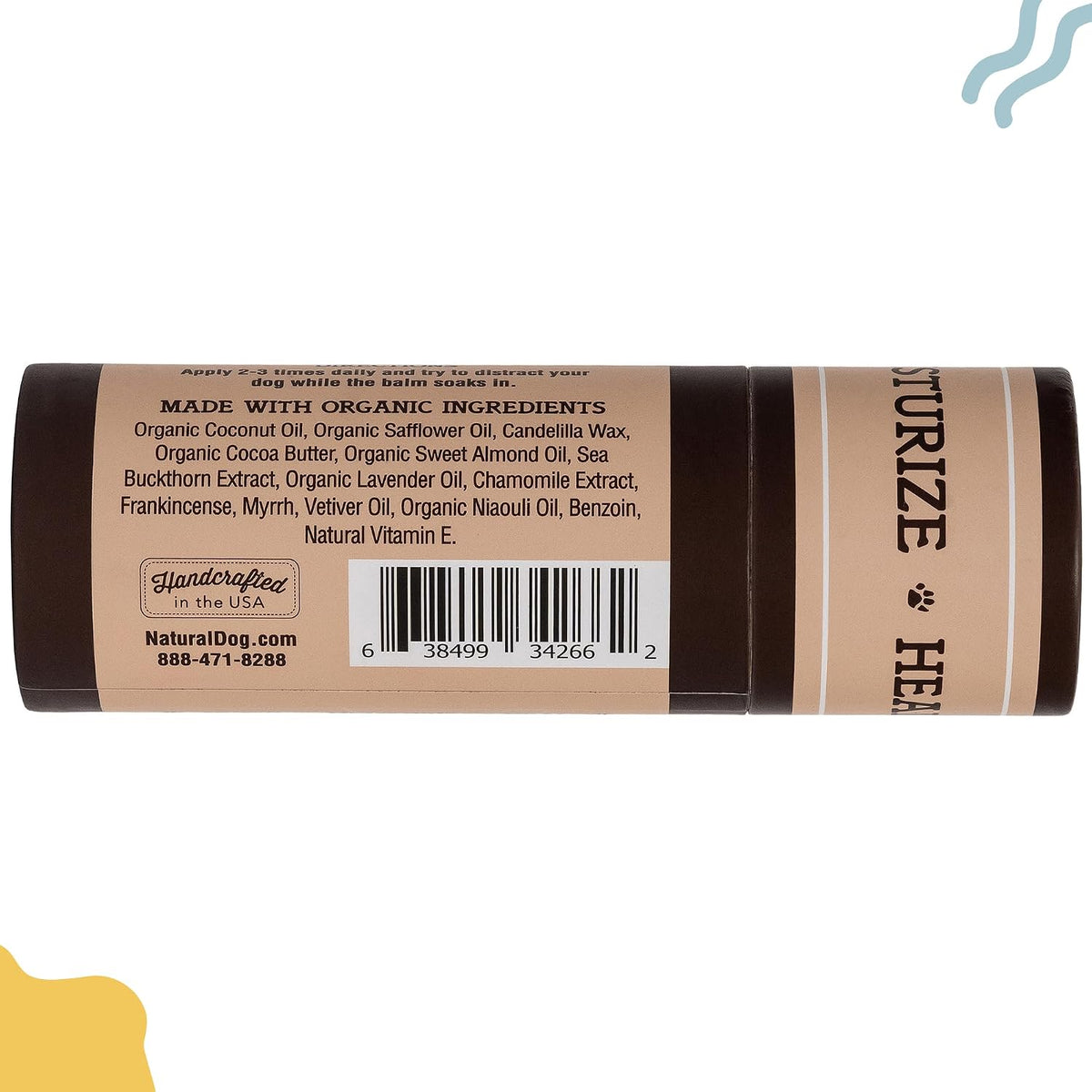 Natural Dog Company skin soother two ounce stick product layout