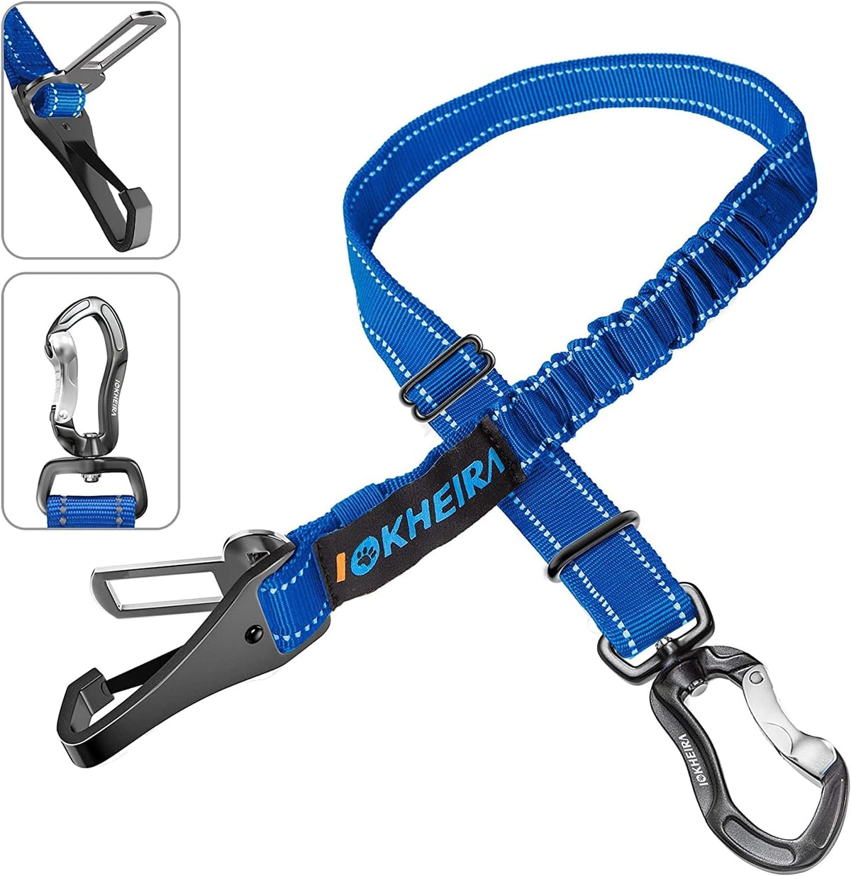 Durable bungee buffer detail on Iokheira pet restraint