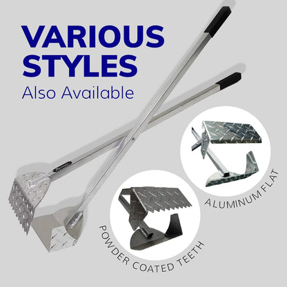ActiveDogs Dog Poop Scooper Heavy Duty - Best Ever Dog Pooper Scooper with Teeth - Outdoor Welded Aluminum Metal & Solid Bolt Pet Waste Removal Shovel, USA Made - Image 9