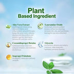 4U4ME4US unscented pet face wipes container showcasing the natural aloe vera ingredient callout