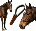 MRTDGCFY horse shedding tool front view for animal grooming.