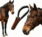 MRTDGCFY horse shedding tool front view for animal grooming.