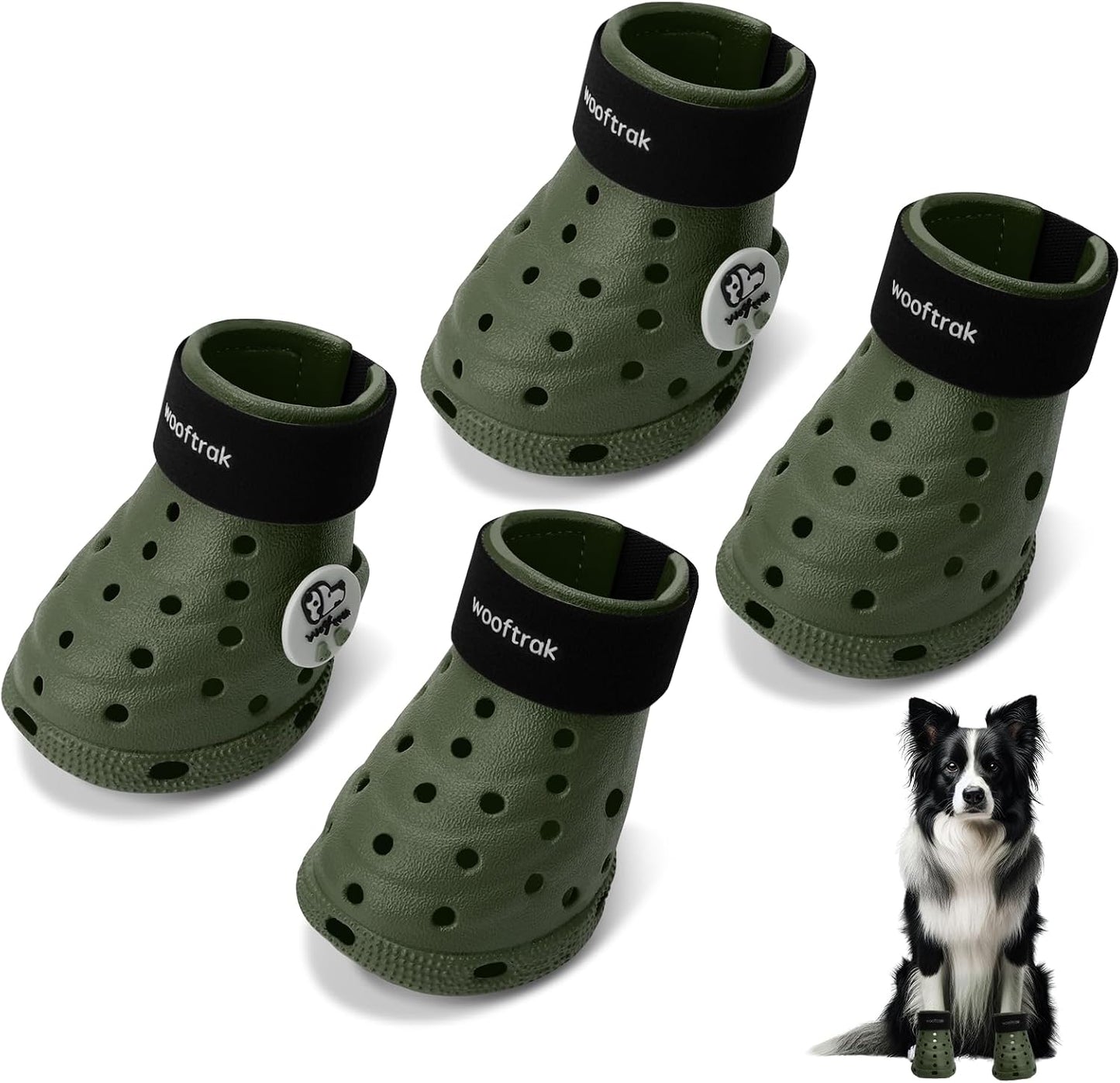 Dog Shoes Breathable Dog Shoe for Hot Pavement, Dog Booties and Paw Protectors, Non-Slip Waterproof Dog Sandals Boots (Pink, S: (2.3''x1.8'')(L*W)) - Image 11