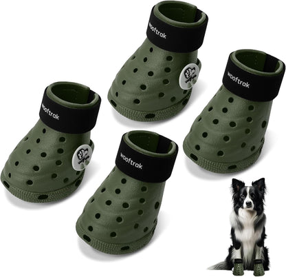 Dog Shoes Breathable Dog Shoe for Hot Pavement, Dog Booties and Paw Protectors, Non-Slip Waterproof Dog Sandals Boots (Pink, S: (2.3''x1.8'')(L*W)) - Image 11