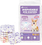 Pet Soft Female Dog Diapers - Disposable Doggie Diapers with Wetness Indicator, Puppy & Cat Diaper Super Absorbent, Fit for Female Dog in Heat or Incontinence, 40pcs (XXS, Mixed) - Image 9