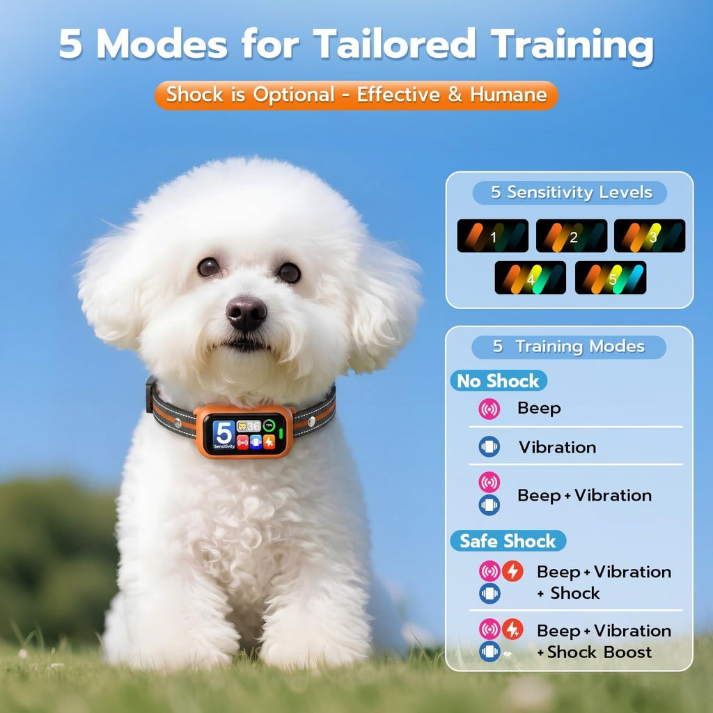 ATWHTE waterproof anti-barking device digital screen