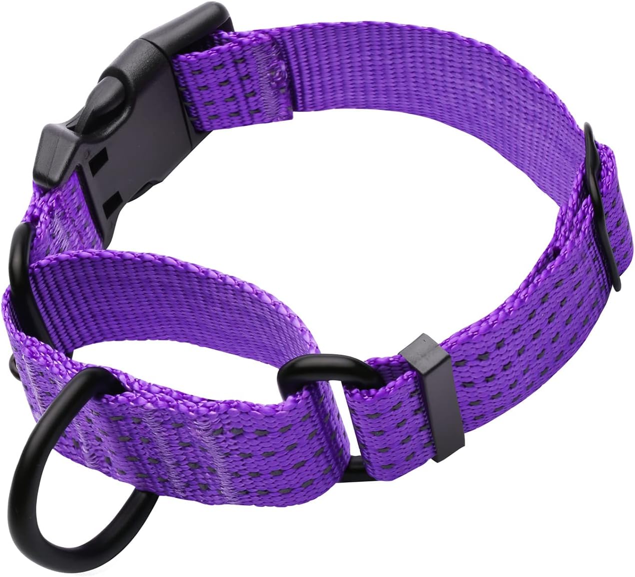 Martingale Collar for Training Dogs. Adjustable Reflective Collars with Buckle-USA Flag- NO Pull-Prevents Slipping Out, for Medium Large XL Dogs. Helps with Strong pullers (XL, Blue) - Image 14