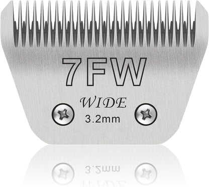 10W Wide Pet Dog Grooming Detachable Blades, 1/16" (1.5mm) | Compatible with Andis, Oster A5, Wahl KM10 Clippers, Fit for larger animals - Image 11