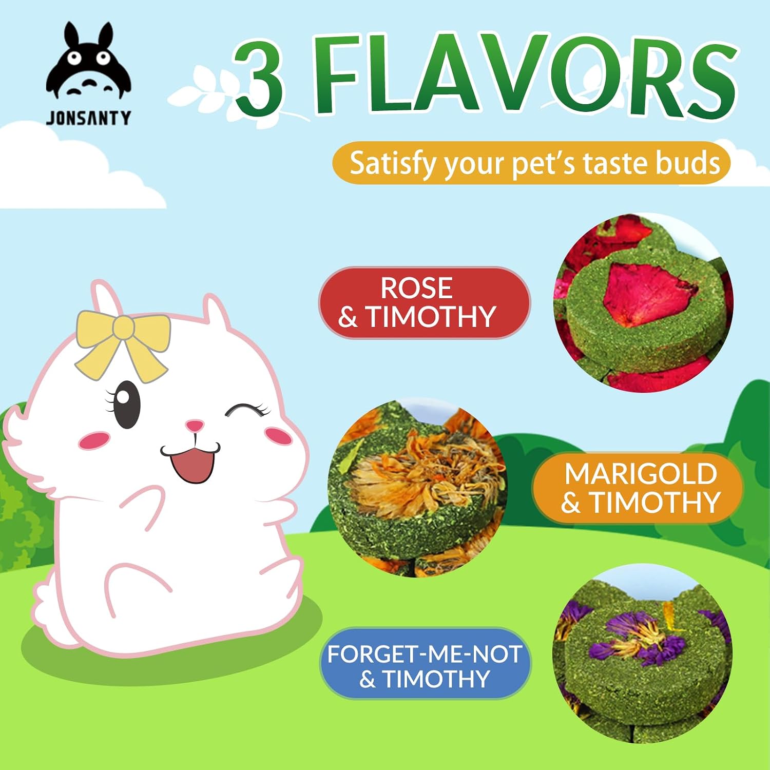 Premium pet chew sticks for hamsters and chinchillas to prevent cage biting behavior
