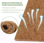 Trimmable coconut fiber substrate sheet for bearded dragon tank
