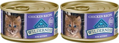 Blue Buffalo Wilderness Kitten Grain-Free Chicken Pat & Salmon Pat Wet Cat Food with DHA, High-Protein & Made with Natural Ingredients, Supports Healthy Growth & Development, 3-oz. Each (6 Count) - Image 13