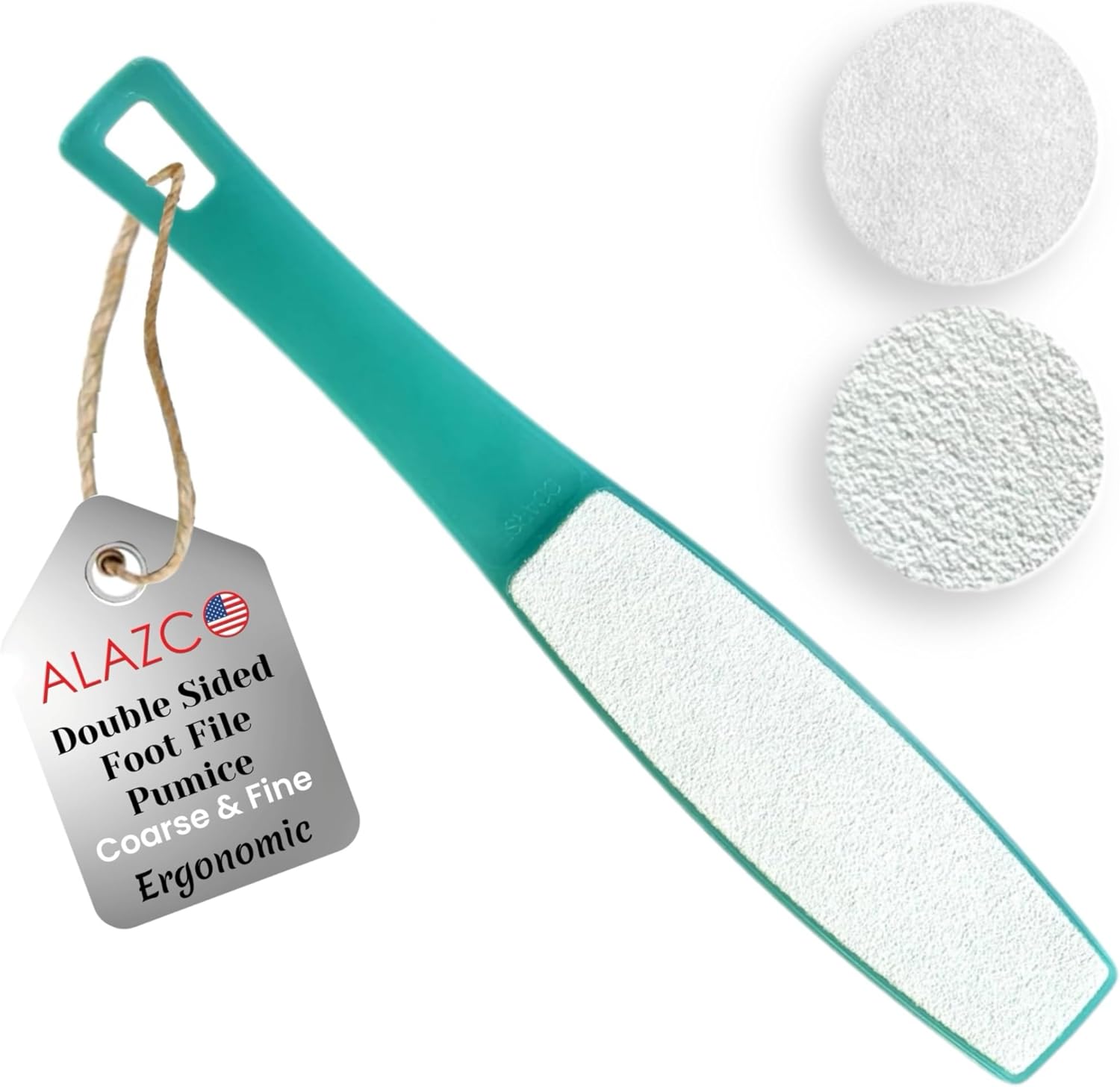 Alazco double sided pumice foot file front view