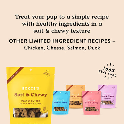 All natural peanut butter and banana recipe pet treats for sensitive stomachs