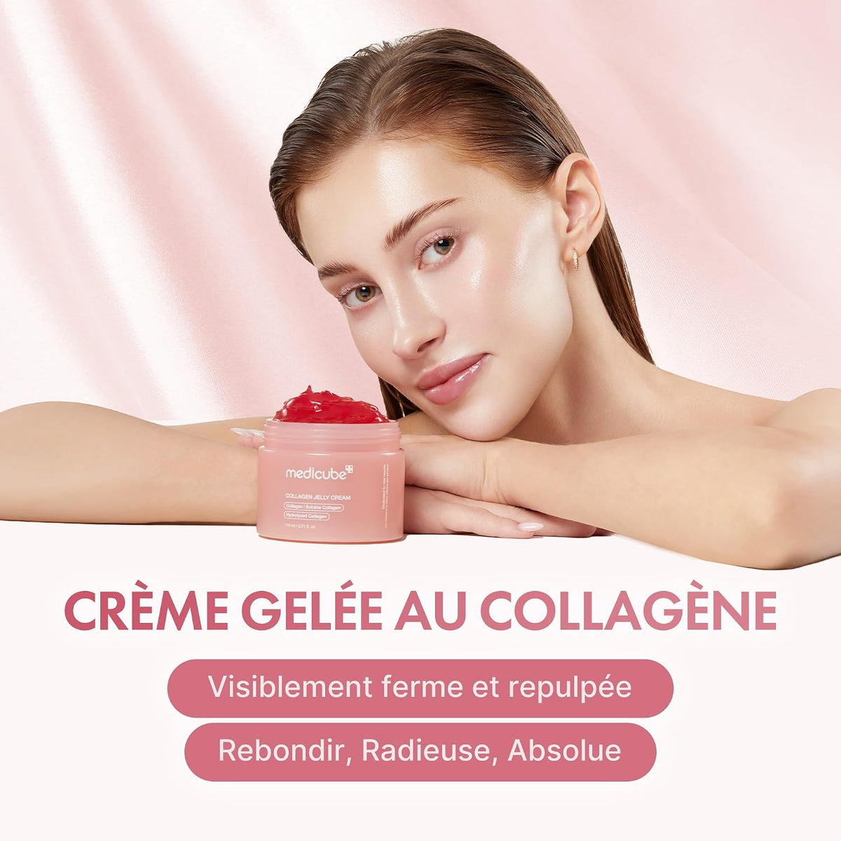 medicube Collagen Jelly Cream, Moisturizing Cream for Plump Skin, 1.69fl.oz - Image 3