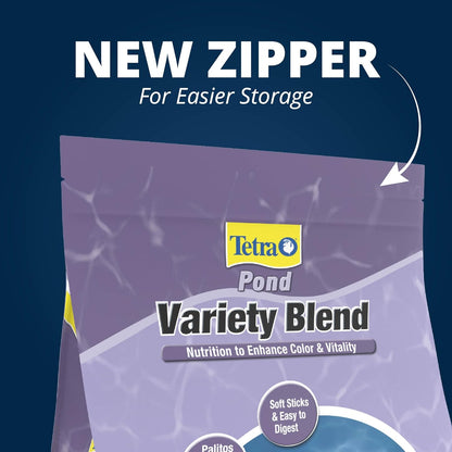 Close up of TetraPond Variety Blend Pond Sticks