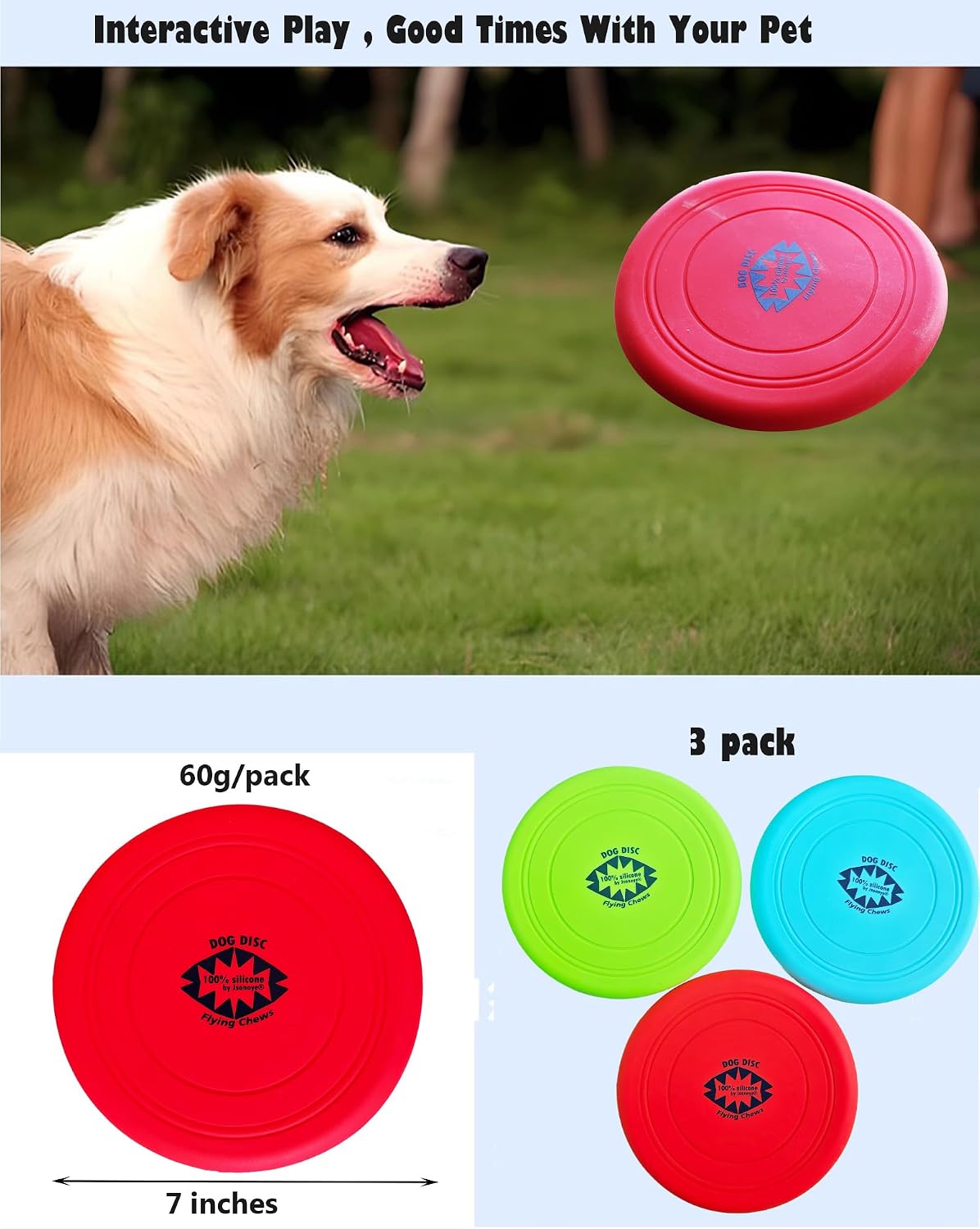 Safe FDA grade silicone dog toy floating in water