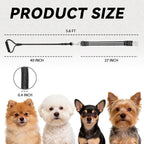 Heavy duty triple dog lead with 360 degree swivel no tangle hardware