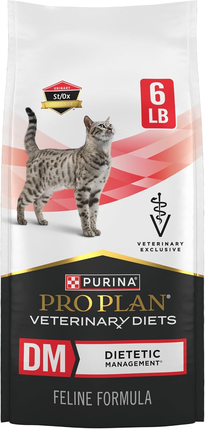 Pro Plan Veterinary Diets Purina DM Dietetic Management Feline Formula Dry Cat Food - 10 lb. Bag - Image 14