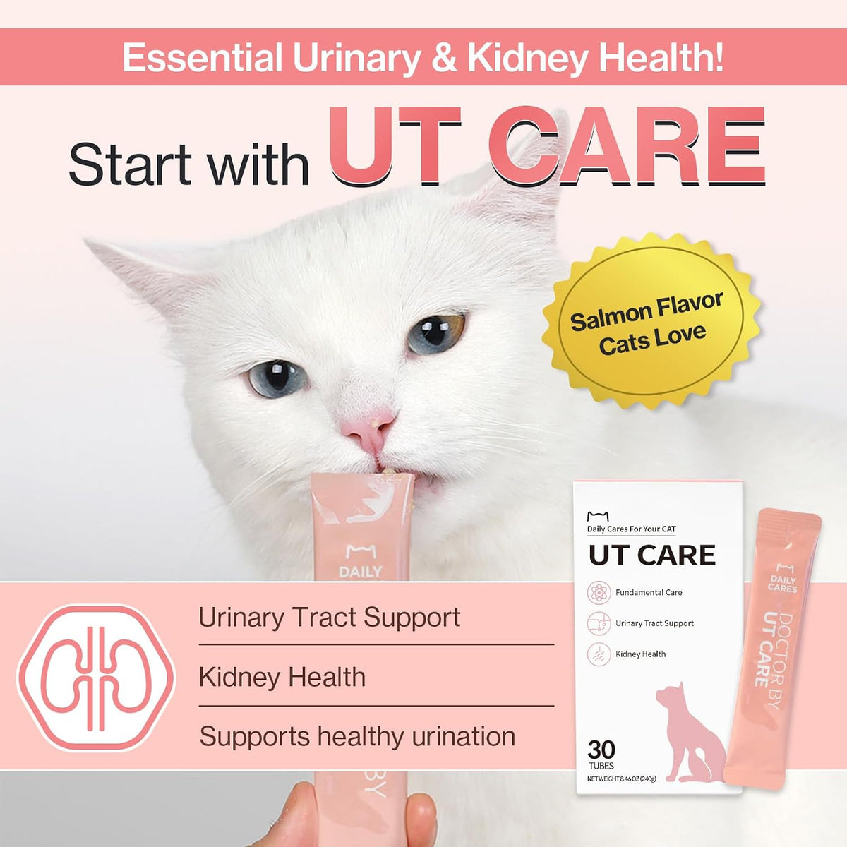 Doctor By UT Care cranberry and taurine paste for cat renal health