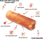 LuvChew rawhide free dog treats seven inch chicken flavor rolls
