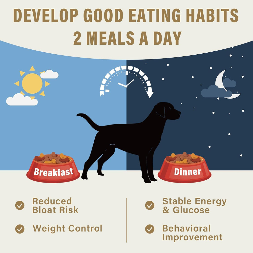 EliteSign pet feeding tracker showing green breakfast slider indicator