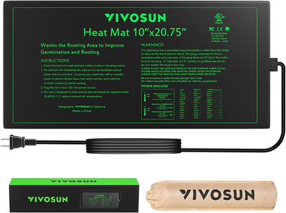 VIVOSUN Durable Waterproof Seedling Heat Mat 48" x 20.75" UL & MET-Certified Warm Hydroponic Heating Pad for Germination, Indoor Gardening, Greenhouse - Image 9