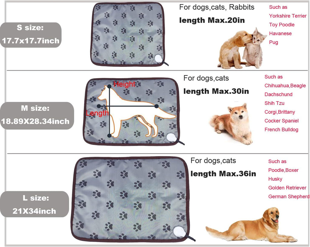 Scratch-resistant and flame-retardant surface of the pet heating pad being wiped with a damp cloth.
