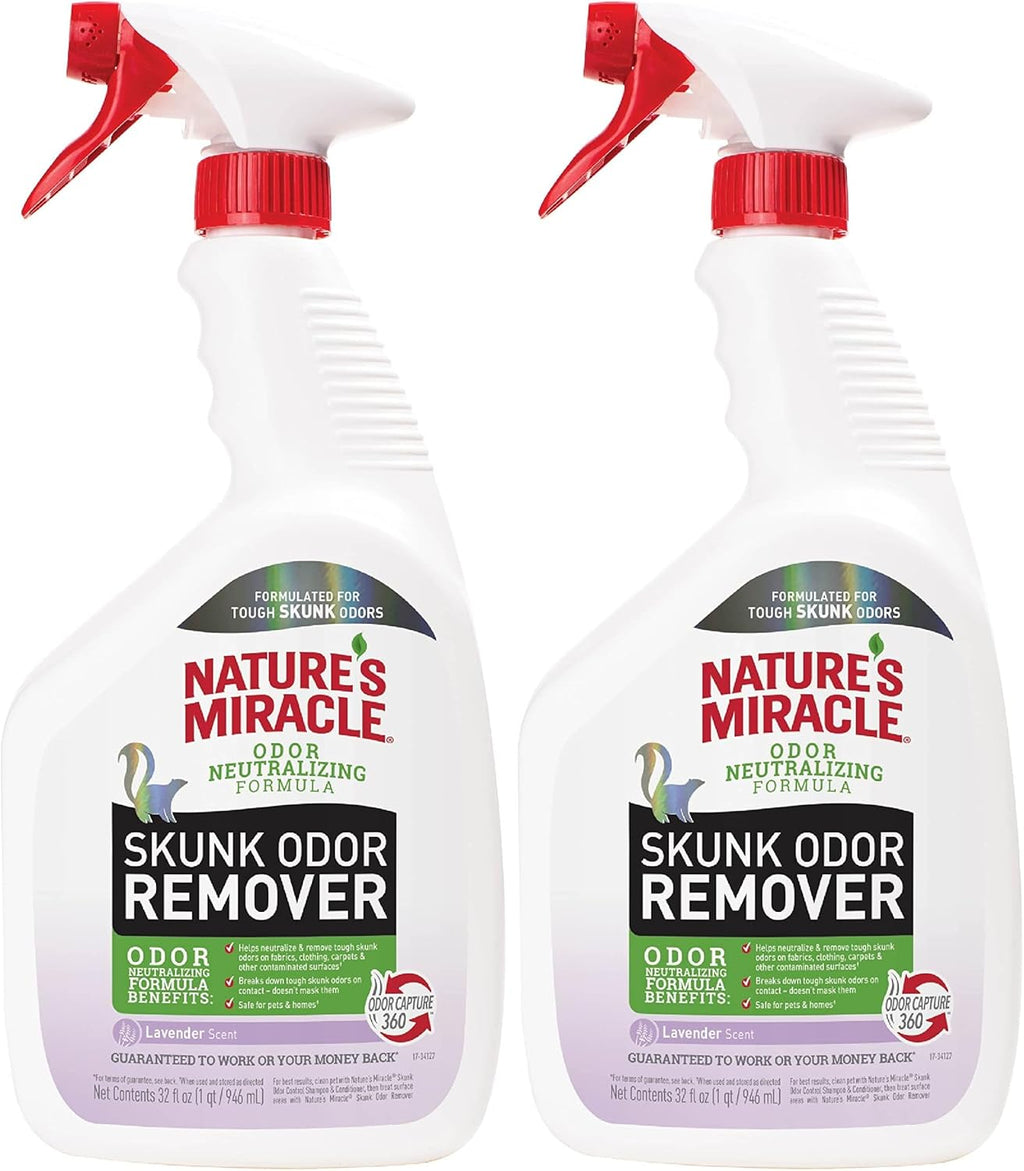 Nature's Miracle Skunk Odor Remover, 32 Fluid Ounces, Removes Skunk Odors On Fabrics, Clothing, Carpets And Other Surfaces - Image 10