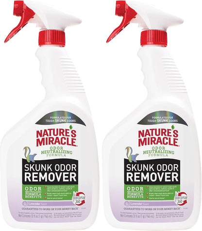 Nature's Miracle Skunk Odor Remover, 32 Fluid Ounces, Removes Skunk Odors On Fabrics, Clothing, Carpets And Other Surfaces - Image 10