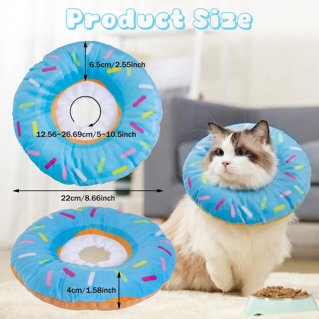 Lightweight soft cotton Elizabethan collar for post surgery wound care