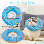 Lightweight soft cotton Elizabethan collar for post surgery wound care