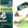 Sprinkle & Sweep pet mess clumping powder fifteen ounce bag front view for pet accident cleanup