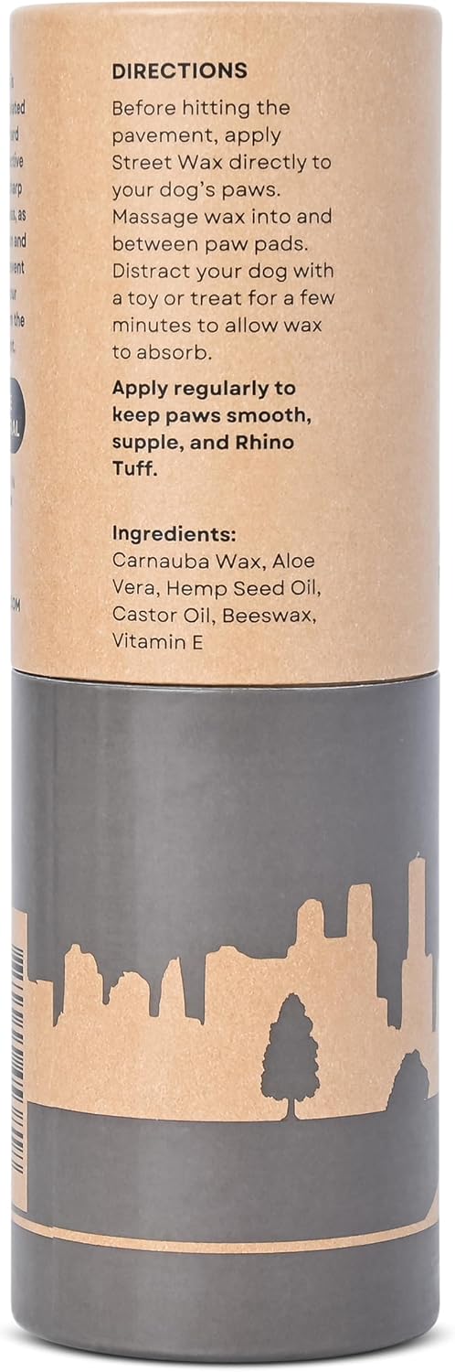 Rhino Wax 2 ounce paw treatment for urban walking protection