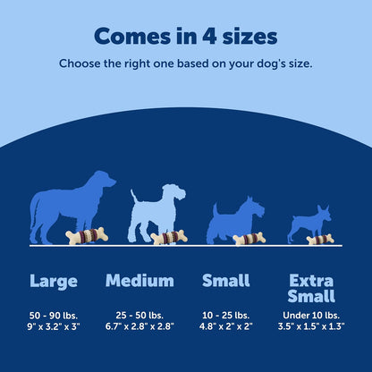 Medium size PetSafe chew toy for dogs twenty to sixty pounds.