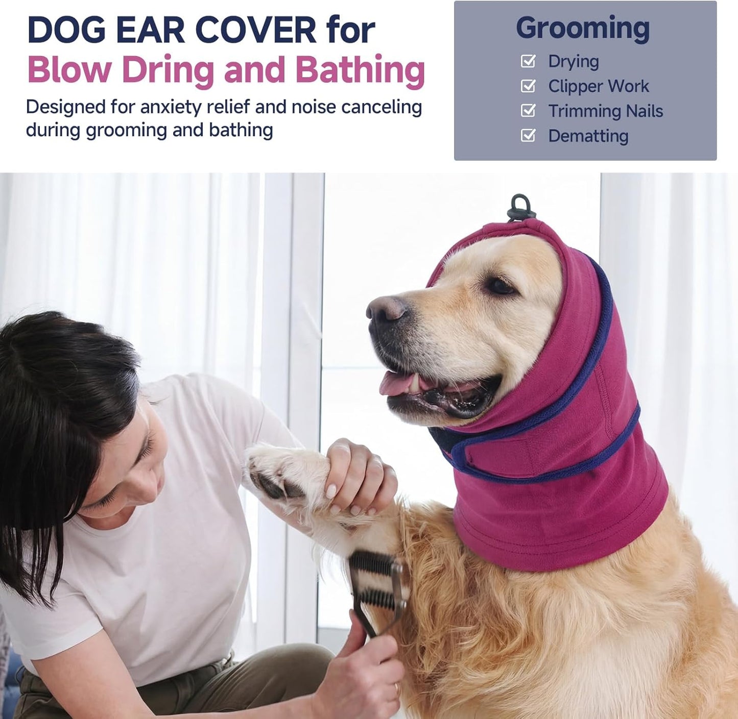 Nanaki quiet ears headband fabric close up showing the three layers of sound protection.