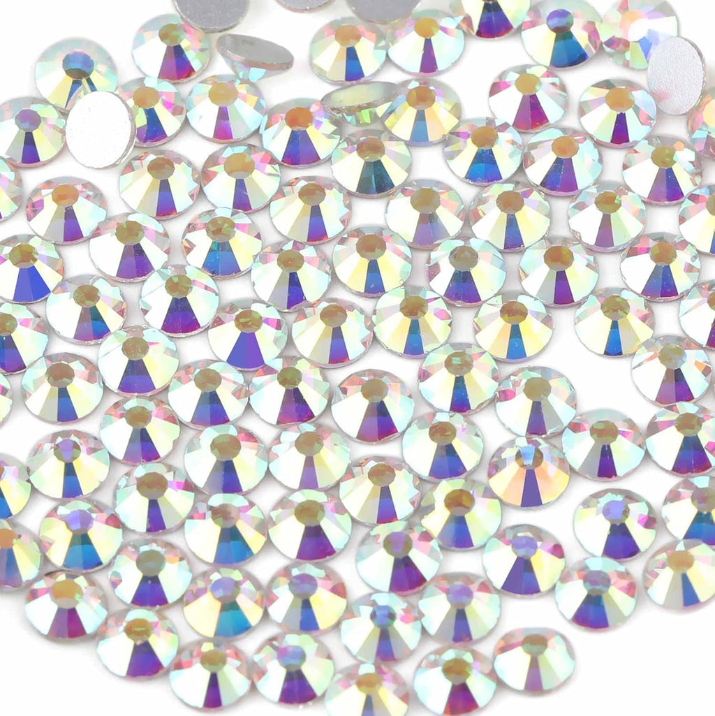 Beadsland flat back crystal rhinestones front view commercial packaging