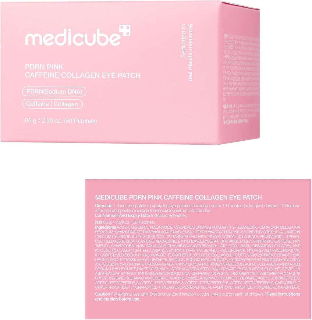 medicube Hydrogel Eye Patches with PDRN, Caffeine & Collagen (60 Counts) - Image 9