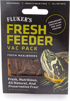 Fluker's Fresh Feeder Vac Pack held in hand for scale