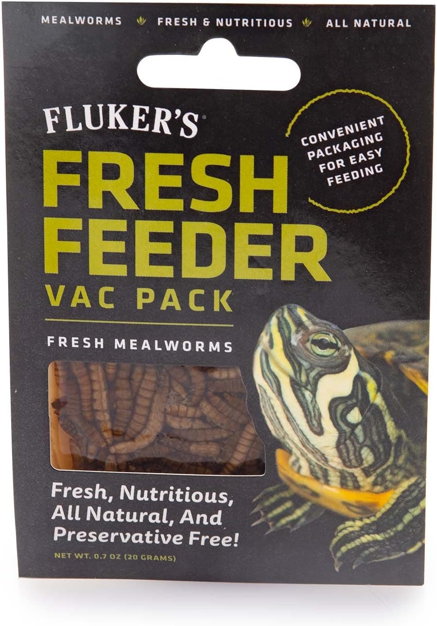 Fluker's Fresh Feeder Vac Pack held in hand for scale